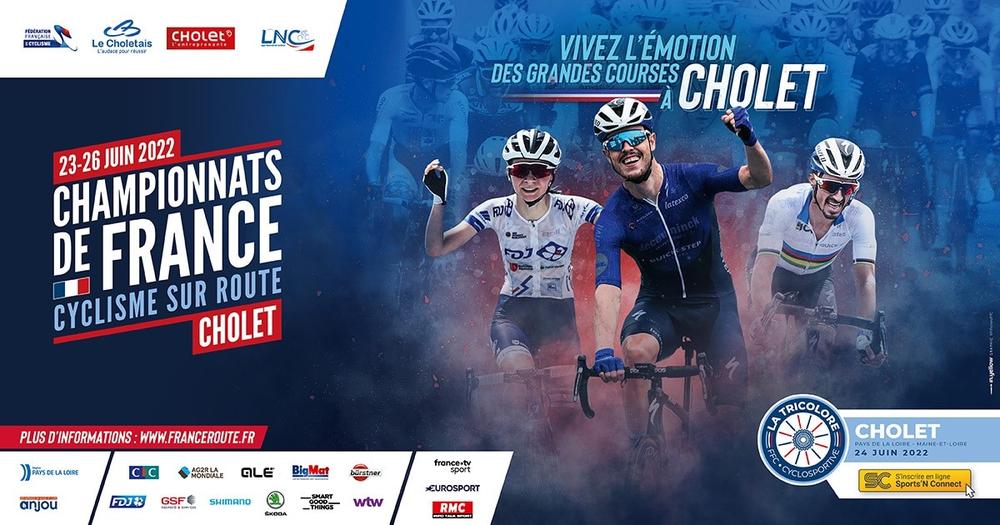 championnats de france de cyclisme sur route 2022 cholet