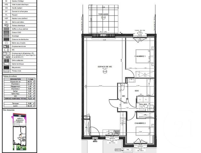 maison à vendre - 3 pièces - 73.25 m2 - CHOLET - 49 - PAYS-DE-LOIRE - Century 21 Les Arcades